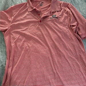 Red Striped Polo Shirt